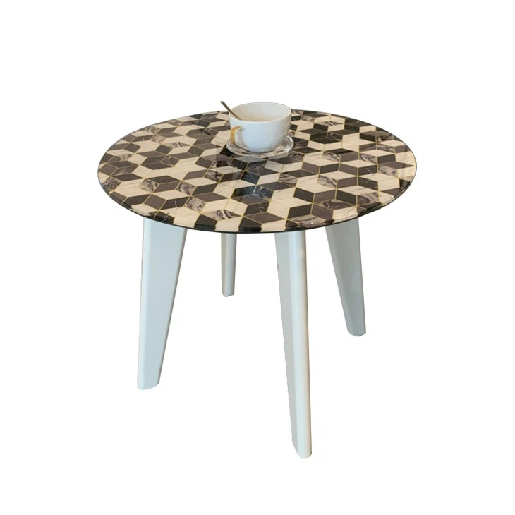 Marble Table Wooden Legs